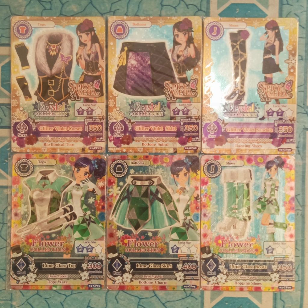 Aikatsu Campaign Set | Crystal Flower Collection | Brand Spicy Ageha | Season 1 Version 2 4
