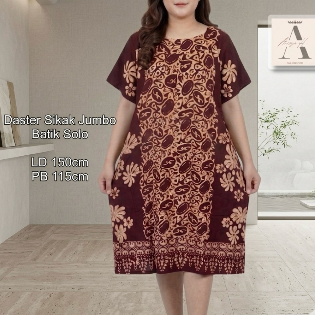 Daster BL Batik Solo Cetak Jumbo Ld150