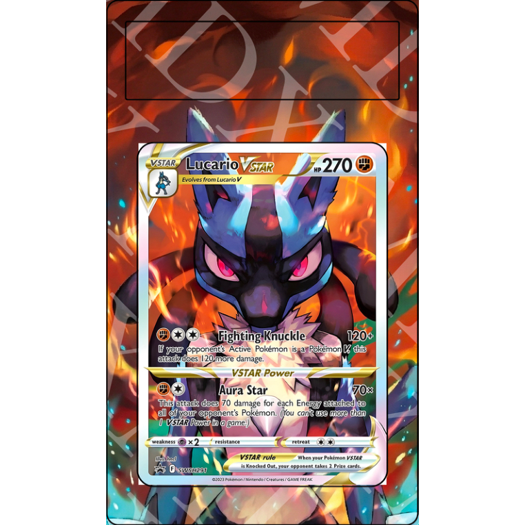 Lucario VSTAR #SWSH291 Pokemon Promo (Extended Art)