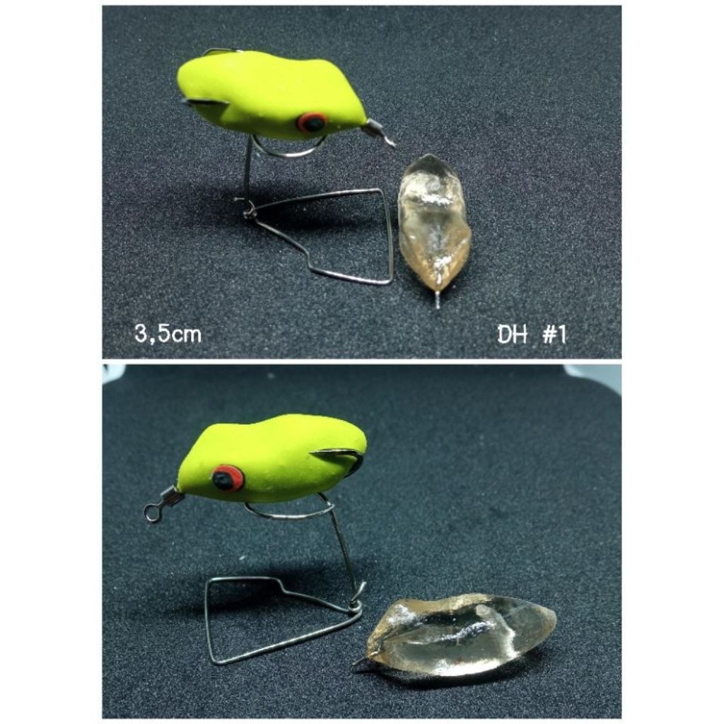 molding soft frog 3,5cm / cetakan softfrog