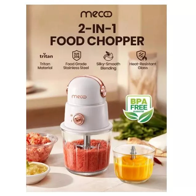 mecoo Chopper 2-in-1 Pengolah Makanan