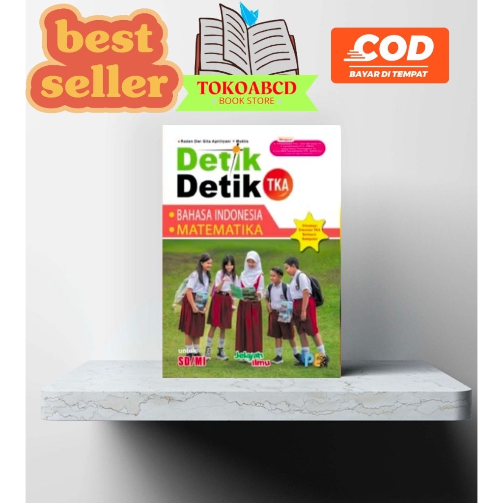 Buku Latihan Soal Detik-Detik Bahasa Indonesia, Matematika TKA SD/MI Kelas 6 Terbaru