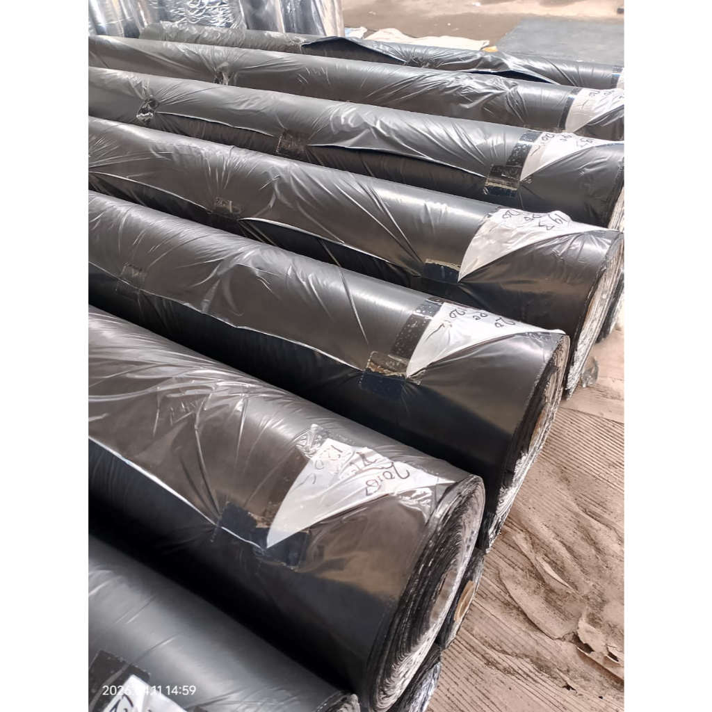 Mulsa Hitam Perak Metalis Lebar 80cm /Plastik Tanaman/Plastik Bedengan