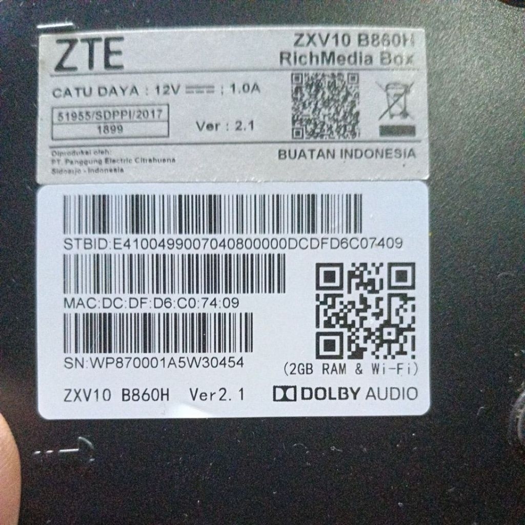 stb V2 ( B860H) UNIT ONLY