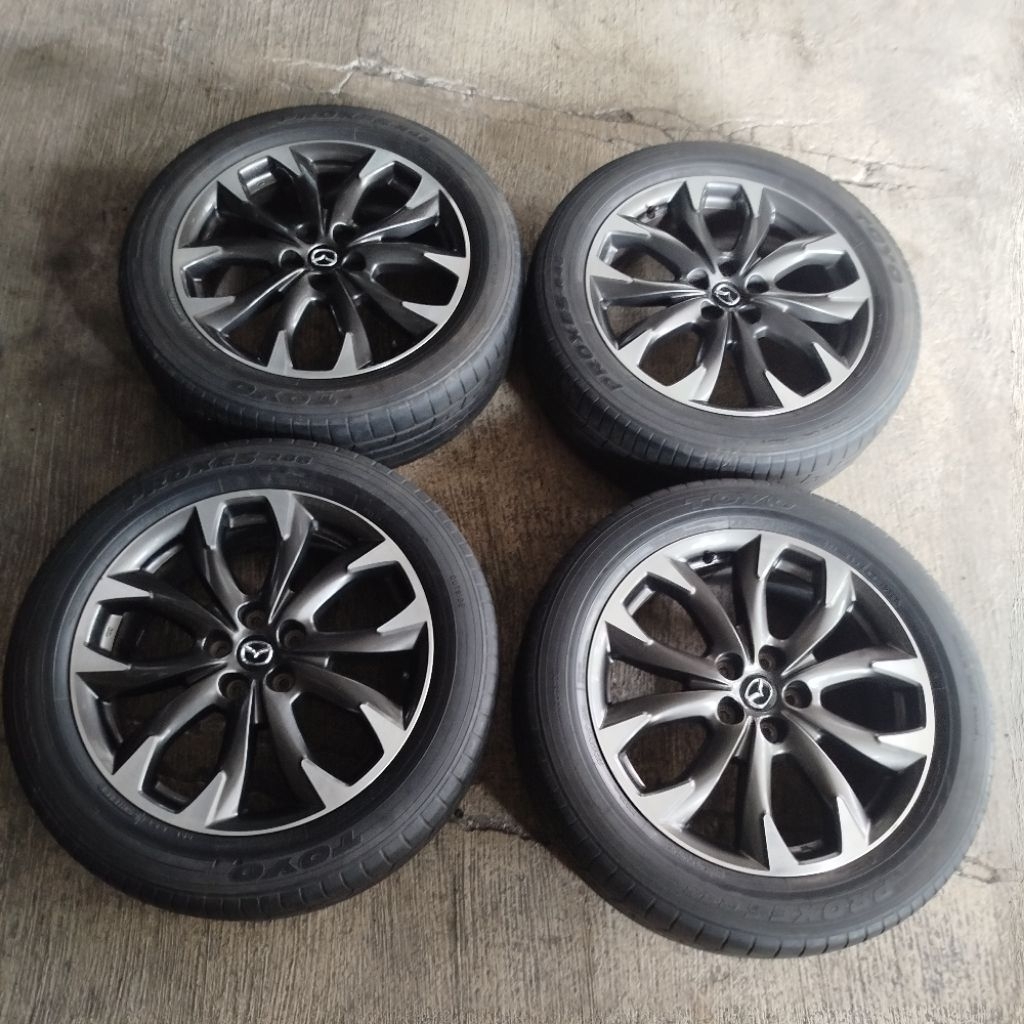 velg mazda cx5 pcd 5x114 R19 original + ban.
