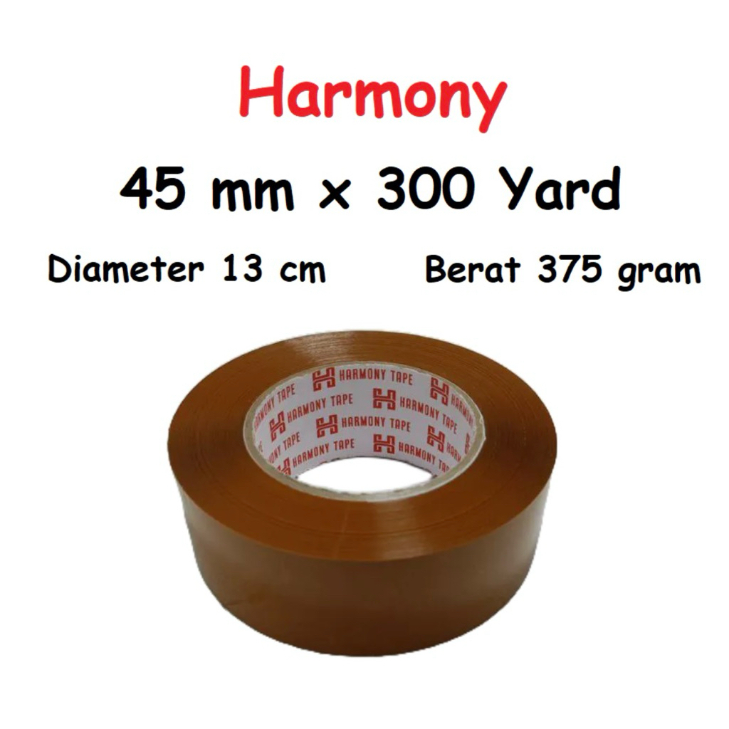 Lakban coklat/ lakban besar/ 300 yard lakban packing/ isolasi coklat besar