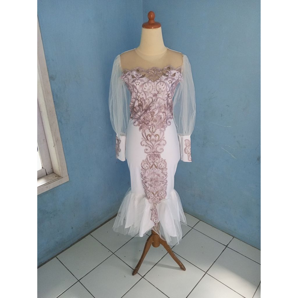 Dress MIDI penyanyi dangdut preloved