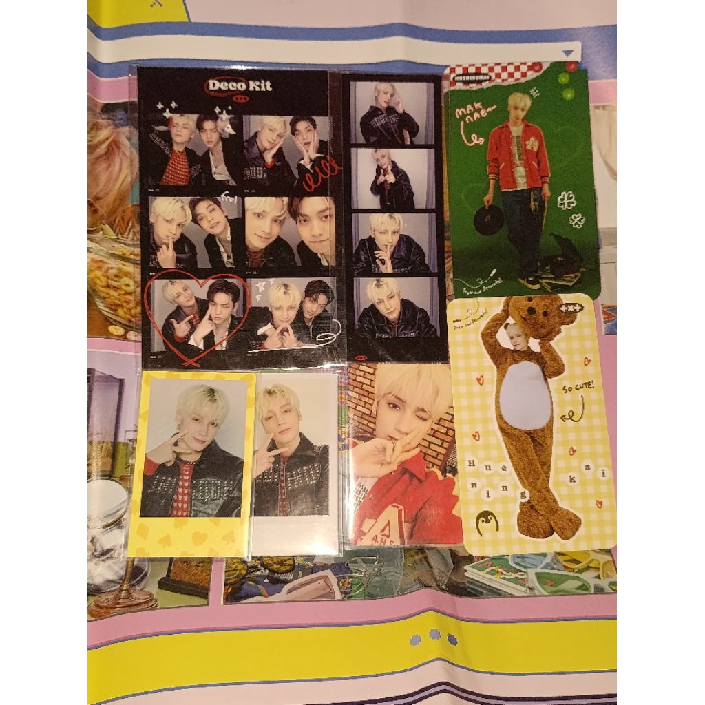 OFFICIAL Hueningkai Soobin Photocard Deco Kit 2022 TXT Tomorrow X Together Set
