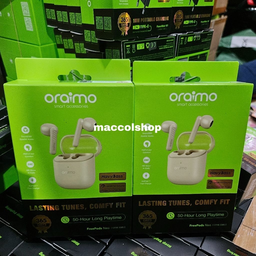 Oraimo FreePods Neo OTW-330S - Earphone Nirkabel True Wireless