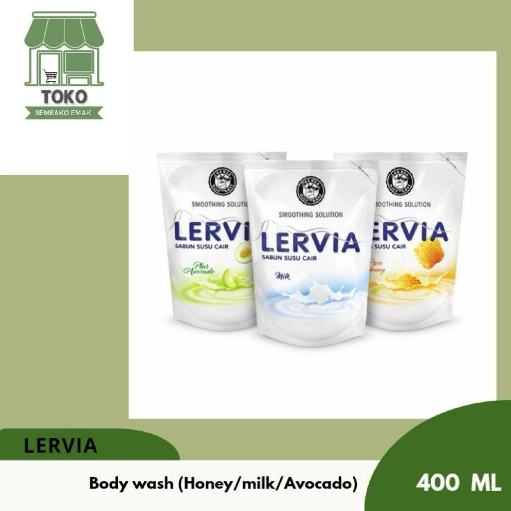 LERVIA sabun cair 400 ml