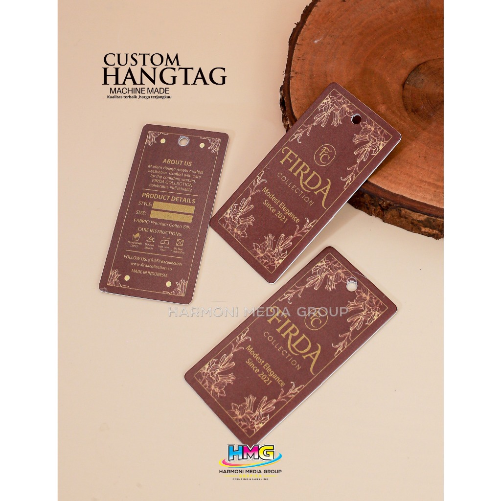 hangtag custom hangtag baju label hangtag baju 700gsm
