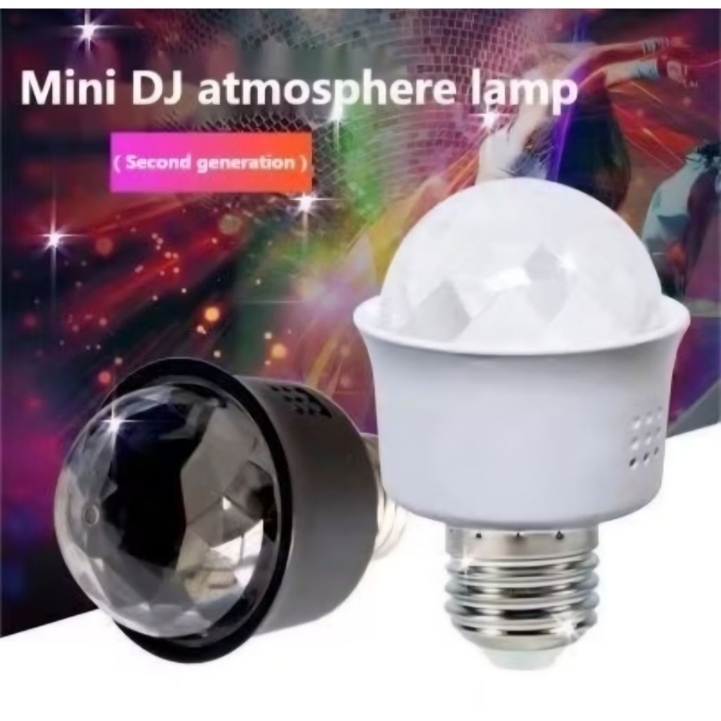 LAMPU DISCO LED RGB E27 CAHAYA WARNA WARNI MINI / Lampu led disco ball lampu disco RGB E27