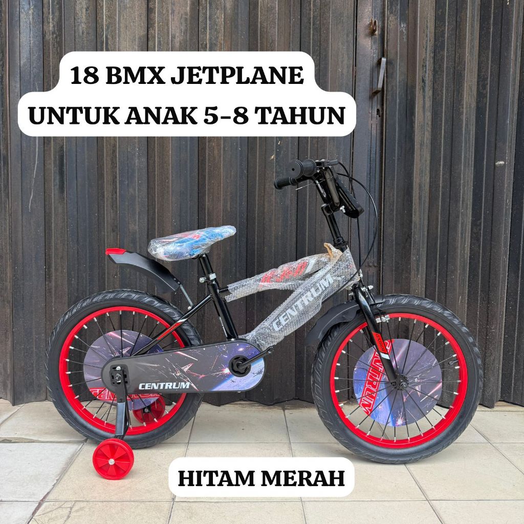 (BATAM) Sepeda Anak 18 BMX CENTRUM JETPLANE BAN 2.50