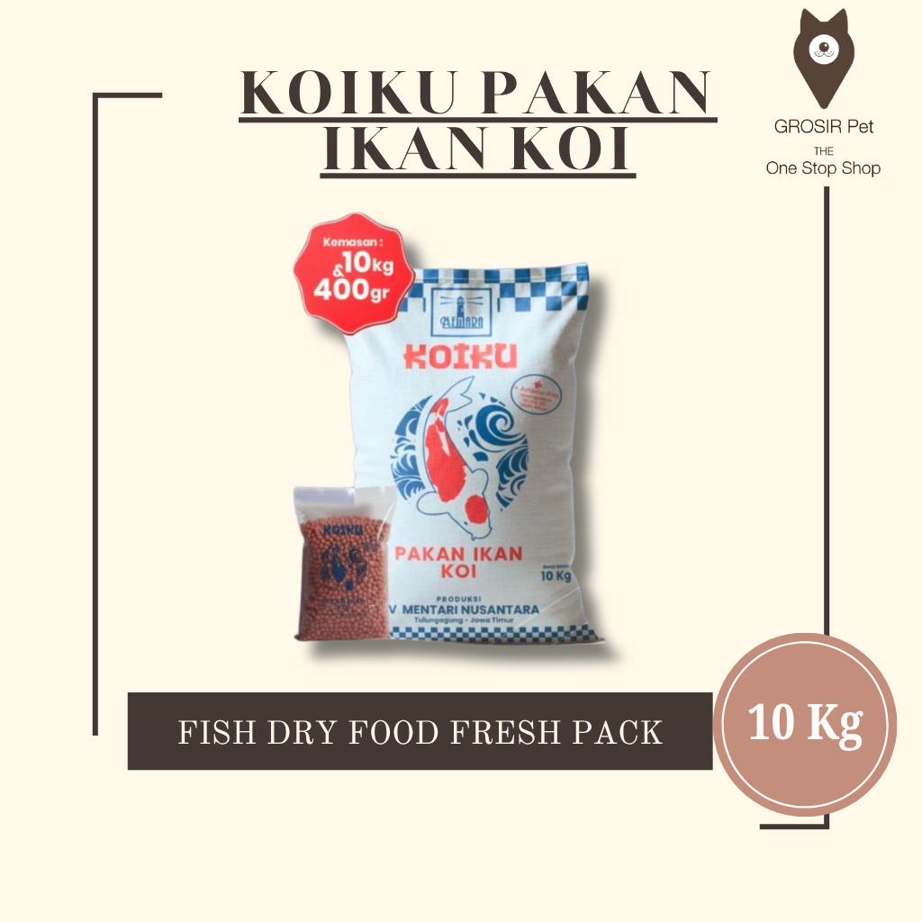 KOIKU Pakan Ikan Koi 10kg