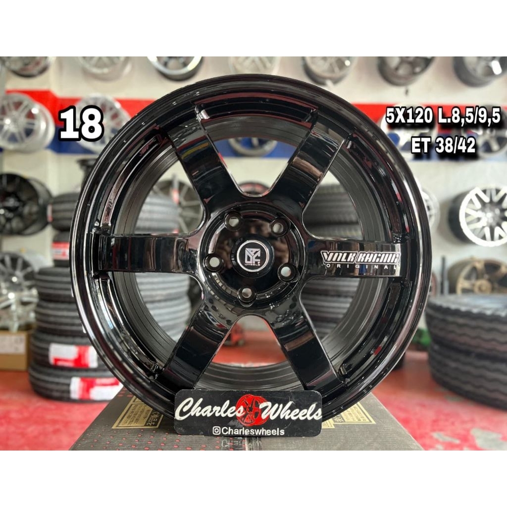 JUAL VELG TE37 R18 5X120 BUAT BMW E46 F10 F30 E90 DLL