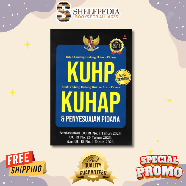 Buku KUHP DAN KUHAP EDISI TERBARU DAN PENYESUAIAN PIDANA 2026 KUHAP 2026