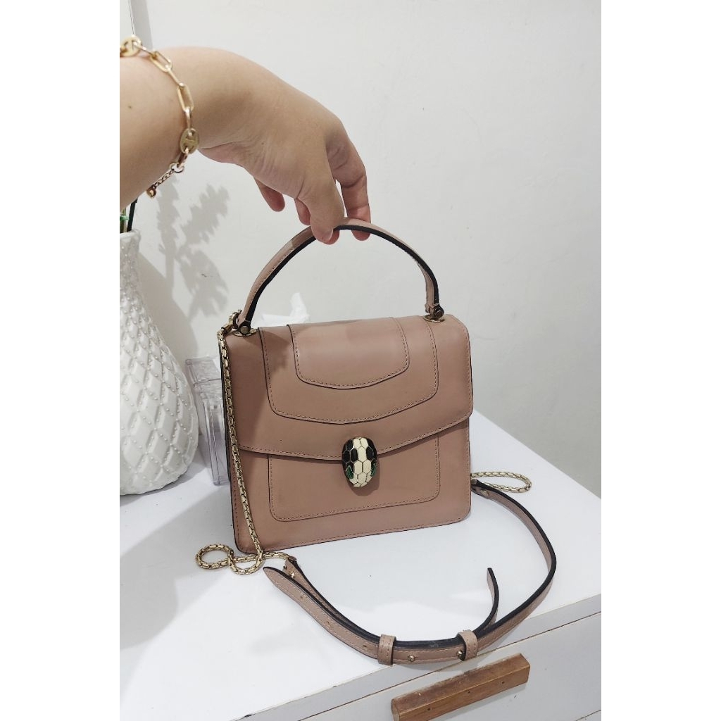 Bvlgari Serpenti Forever Top Handle Sling Bag