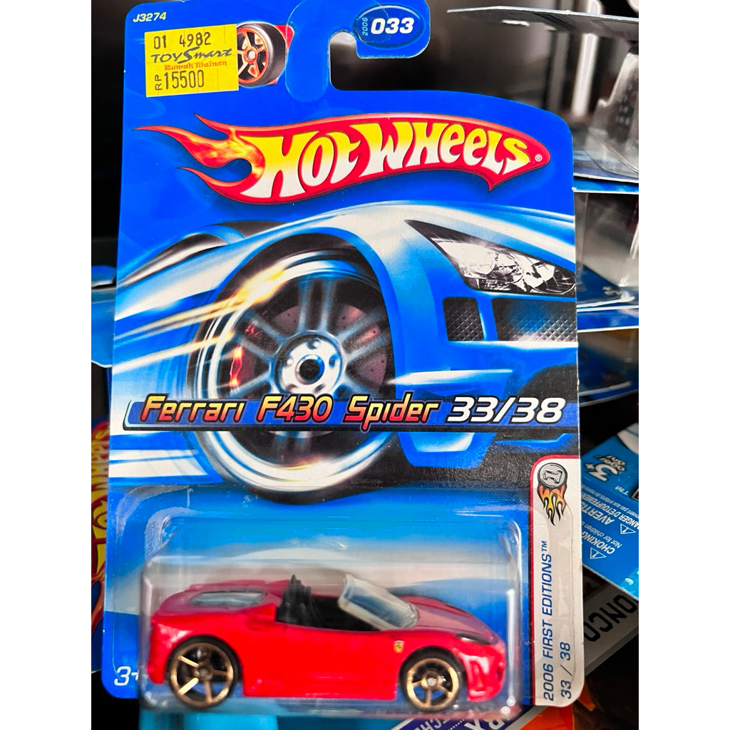 Hot Wheels Ferrari f430 Spider