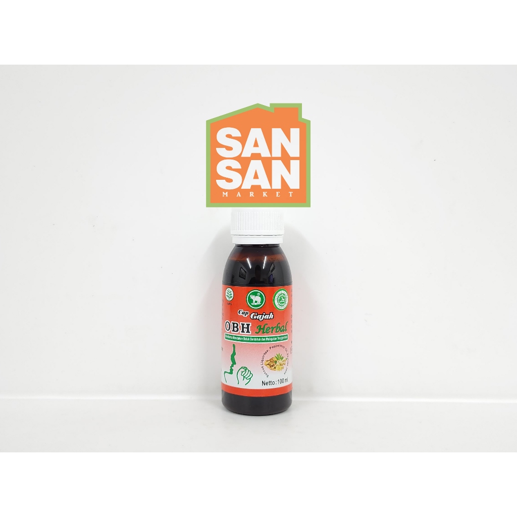 Cap Gajah OBH Obat Batuk Herbal 100 ml - obat batuk anak dewasa