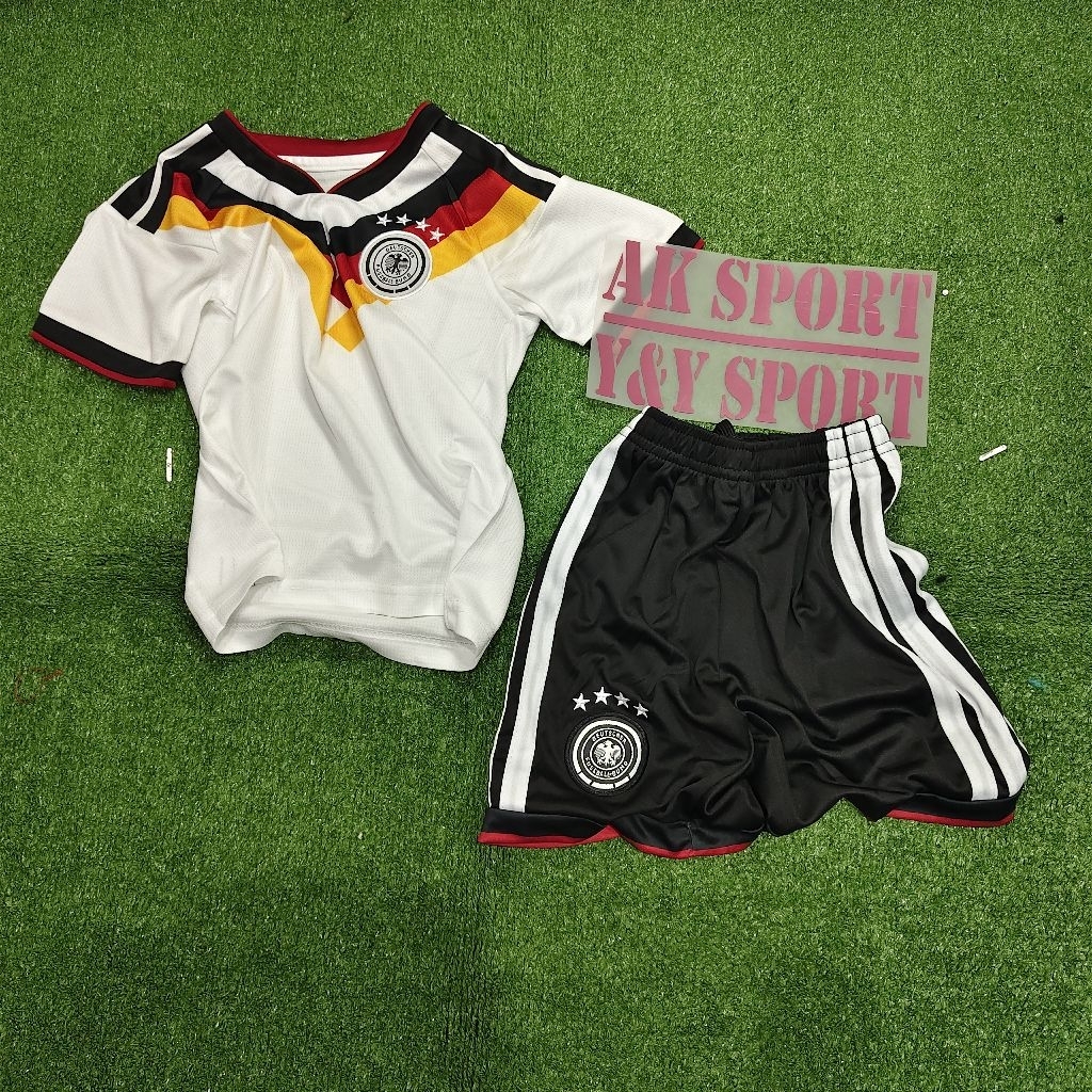 KIDS JERSEY BOLA JERR.MANN HOME WORLD CUP 2026 GRADE ORI // baju bola piala dunia anak anak usia 2-1