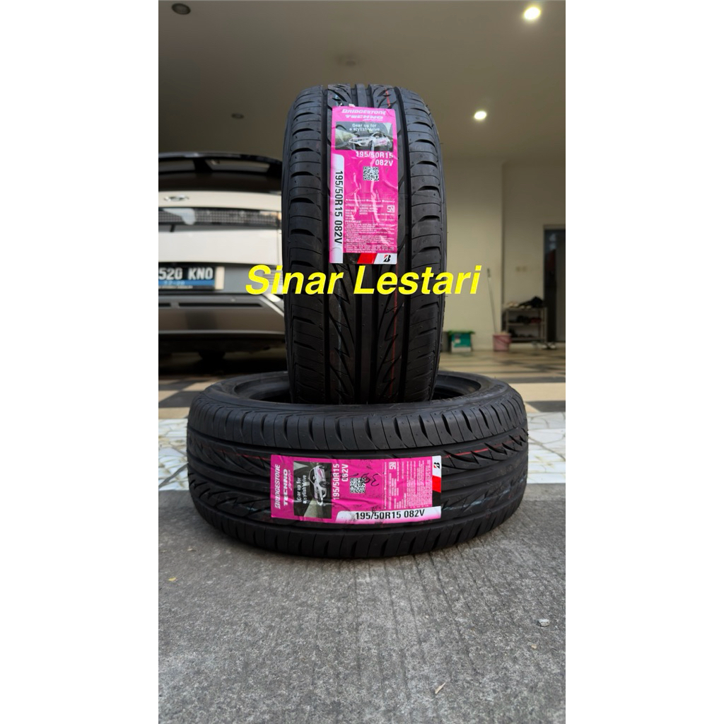 Ban 195 50 R15 Bridgestone Techno Sport 82V cocok untuk Brio, Agya, Jazz, Vios, Yaris, Ayla. 195/50 