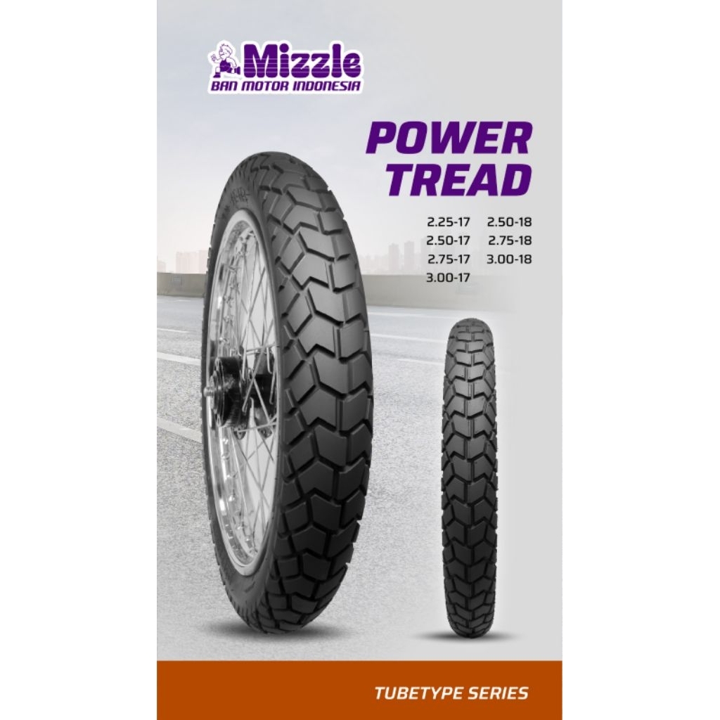 Ban Luar Mizzle POWER TREAD RING 18 TUBETYPE