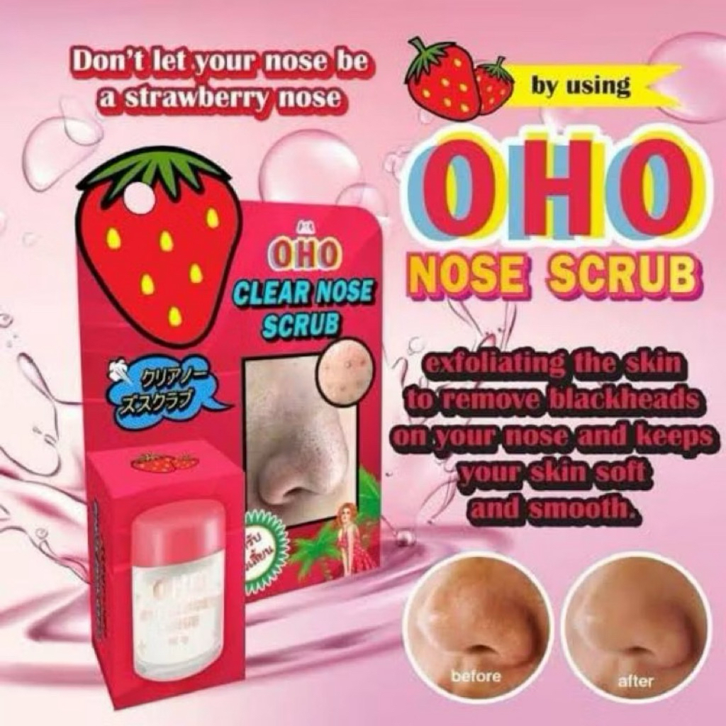 Oho Clear Nose Scrub Pembersih Komedo