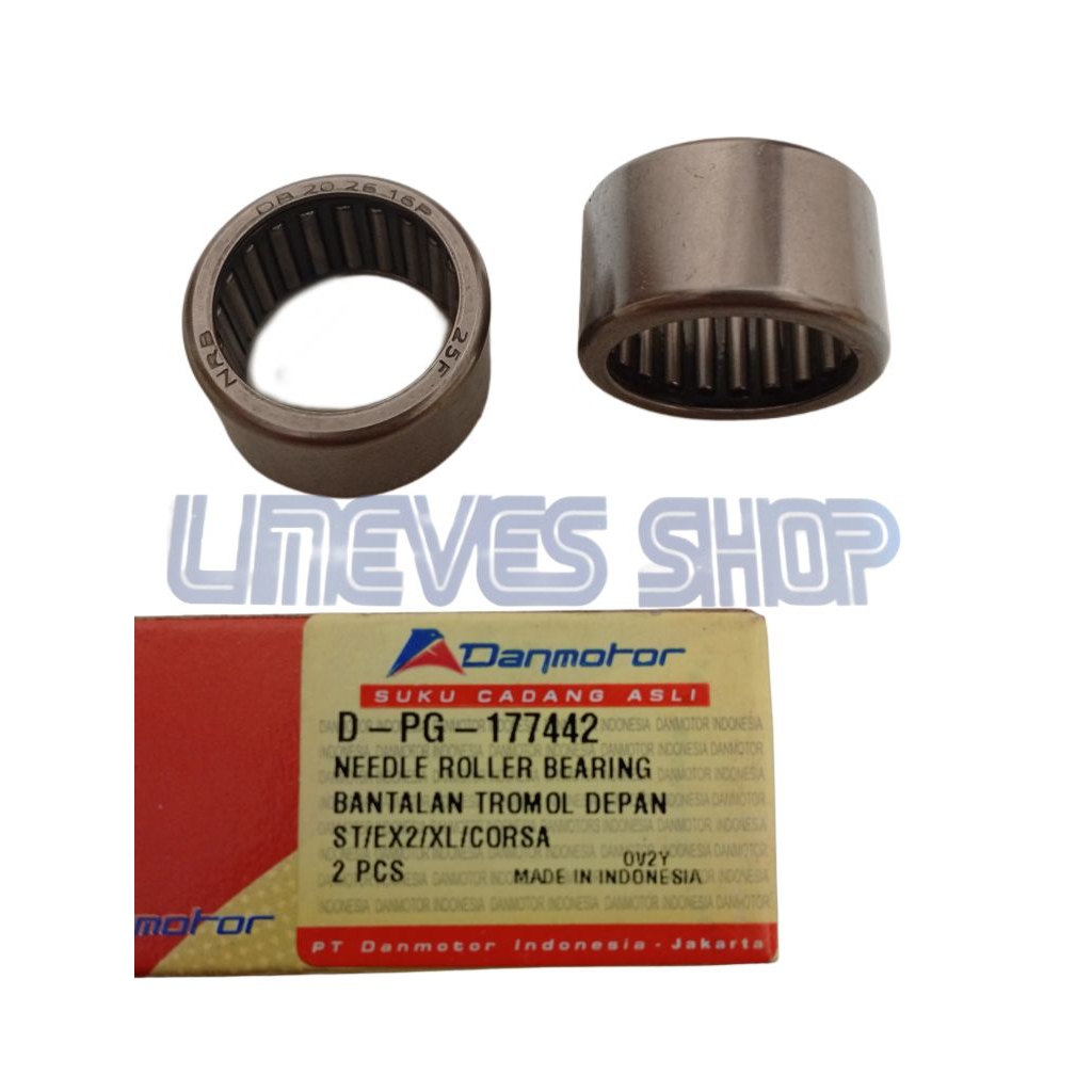Laher bearing Danmotor Bambu Tromol depan Vespa Excel Exclusive