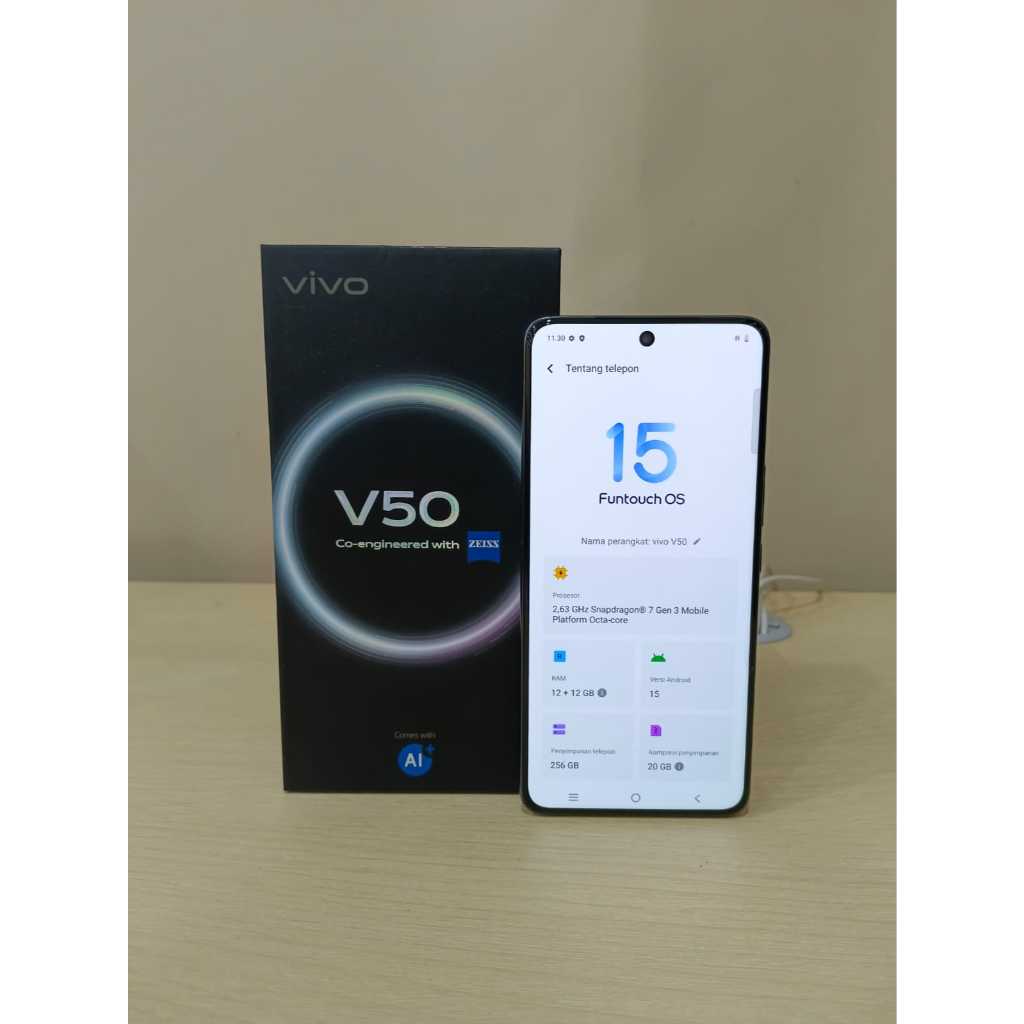 Handphone Vivo V50 5G Ram 12 256GB