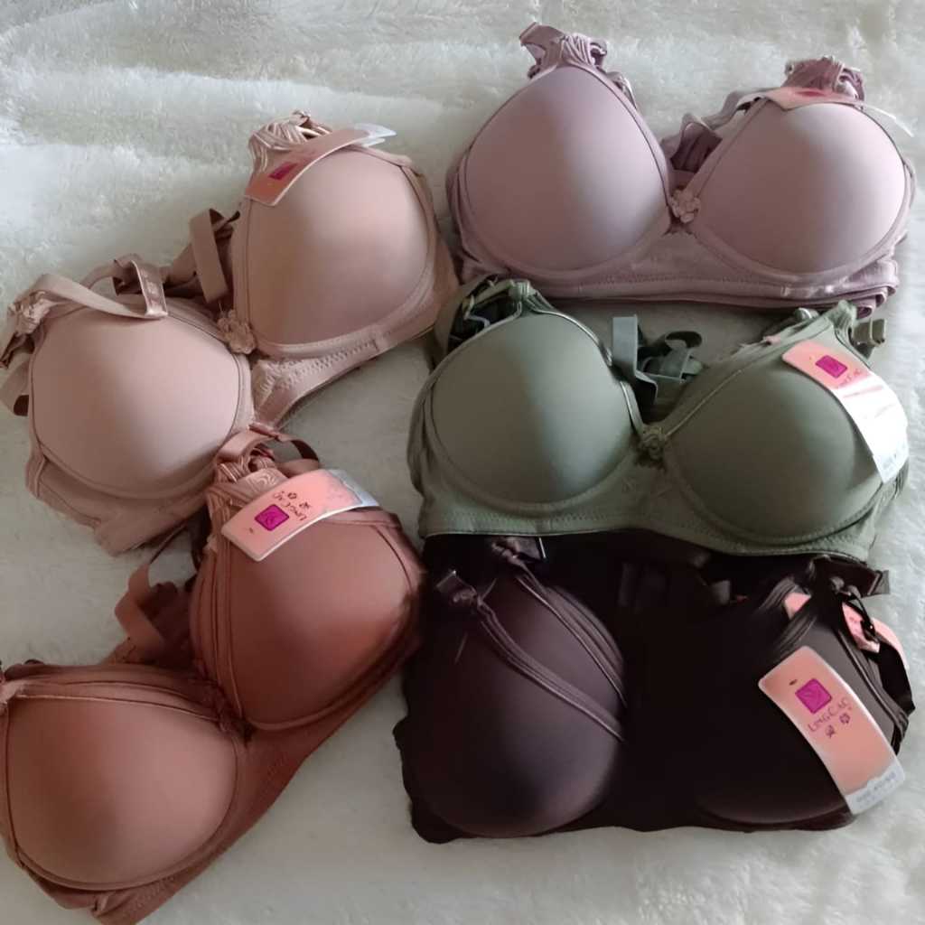 OBRAL  bh lingcao isi 3 pcs murah / bh busa tanpa kawat / bh wanita dewasa jumbo / bra / bh berbusa 