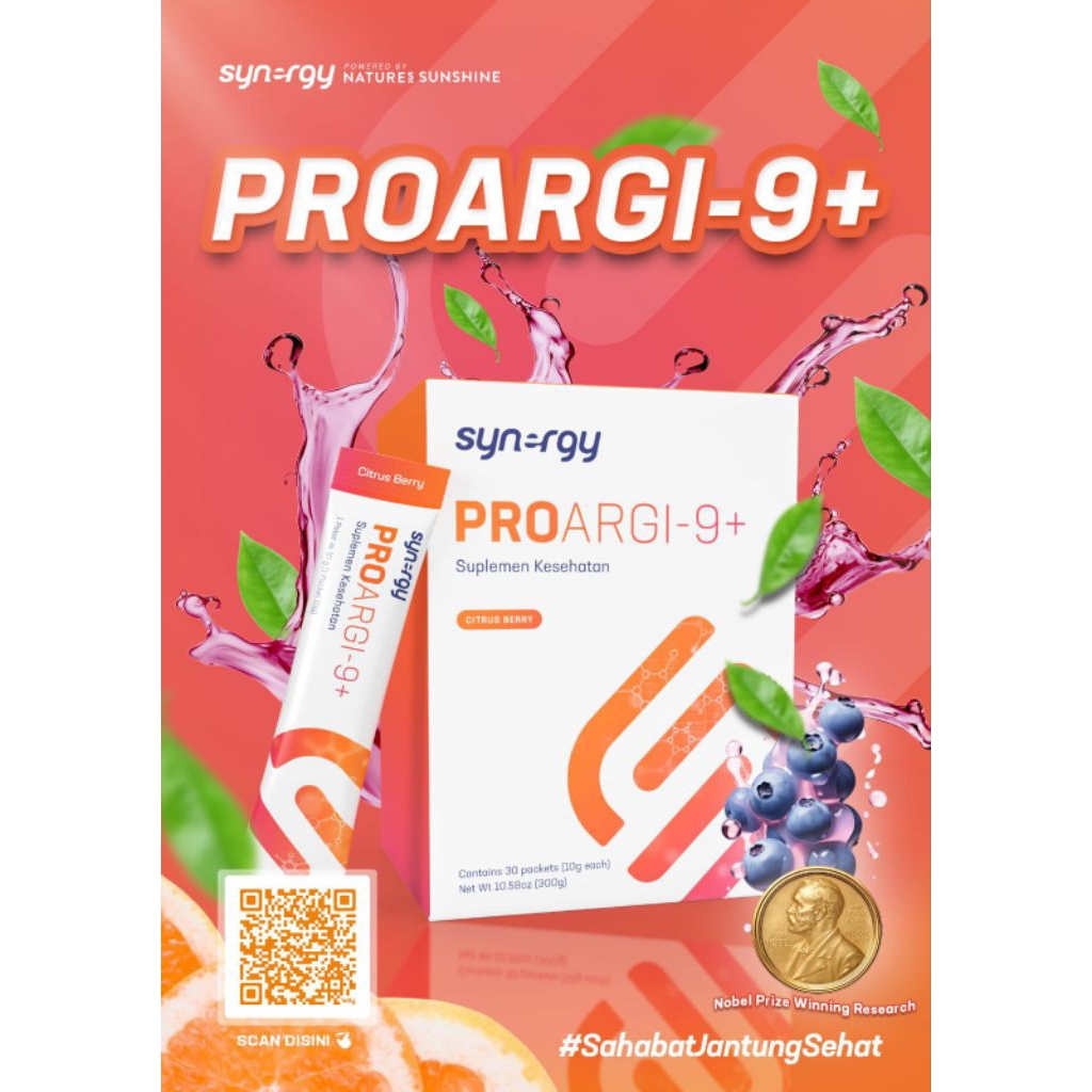 Suplemen Kesehatan Synergy PROARGI-9Plus