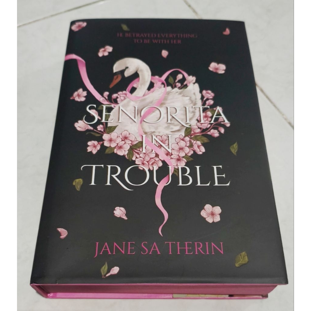 Novel Senorita in Trouble by Janesatherin First Edition Hardcover Preloved