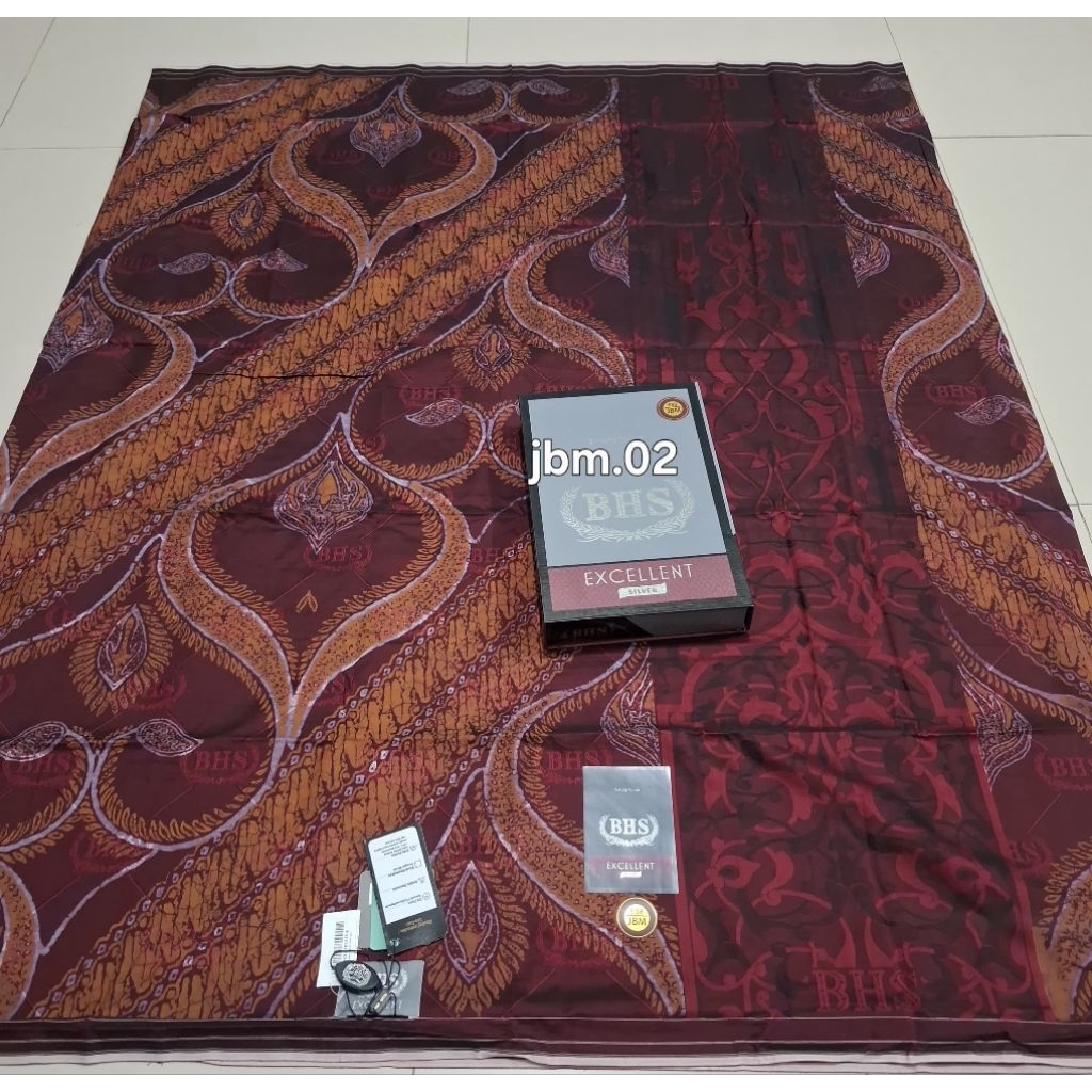 Sarung BHS Excellent JACQUARD Motif Batik JBM Mix Silver