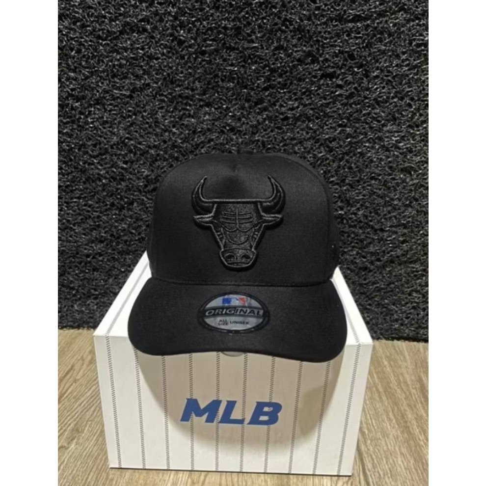 TOPI BASEBALL MLB BULLS LOGO BANTENG ORIGINAL FULL BLACK CAPS / TOPI BEST SELLER BISA COD / TOPI PRI