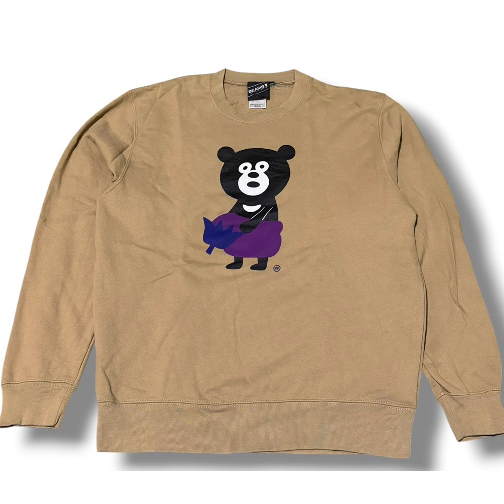 BEAMS T Crewneck Art Casual Simple Preloved