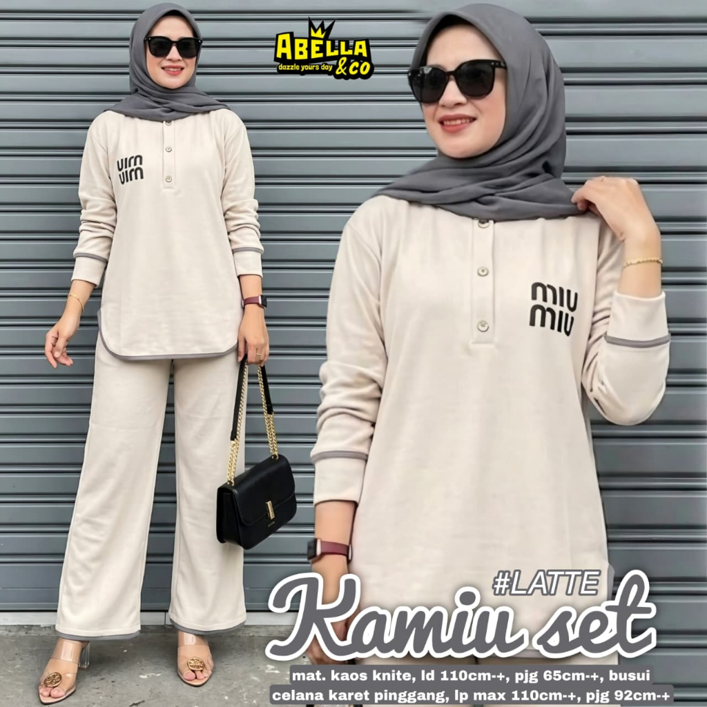 Pakaian Wanita HQ KAMIU SET From AbELLA FASHION STORE