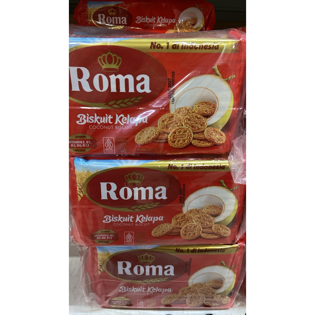 Roma Kelapa 300 Gram 1 Dus Isi 28 Pcs