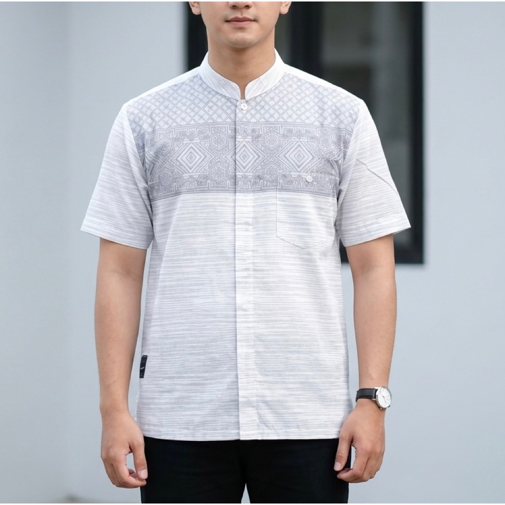 KEMKO/KEMEJA KOKO ERKAPE/N54 LENGAN PENDEK KHUSUS SIZE JUMBO (2XL 3XL 4XL) /PAKAIANMUSLIMPRIA