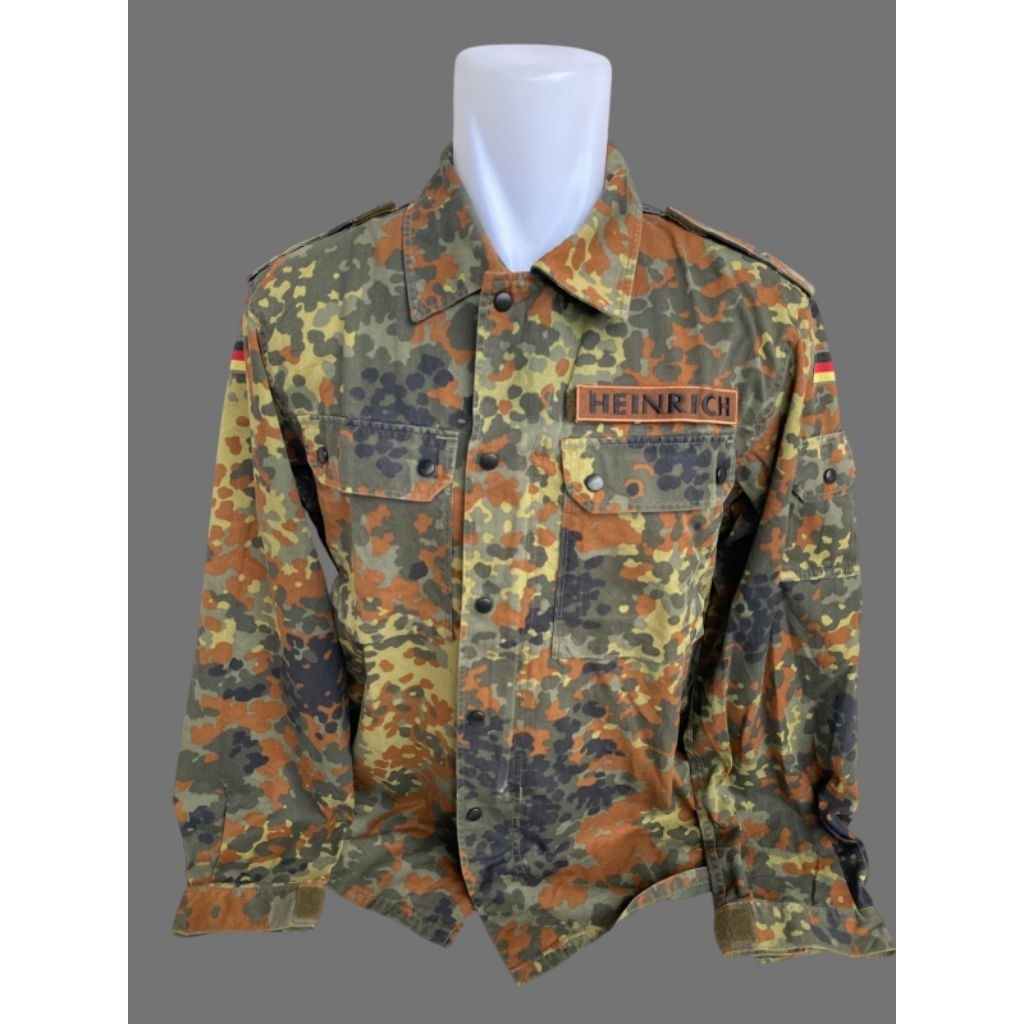 Kemeja BDU Camo Loreng Flecktarn Tentara Jerman Army Original (35)