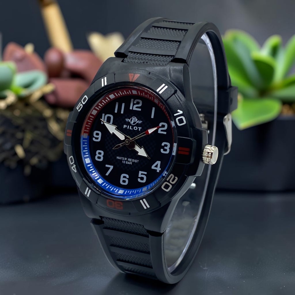 Jam Tangan Anak Laki Laki Analog Rubber Jam Tangan Tahan Air Jam Tangan Perempuan