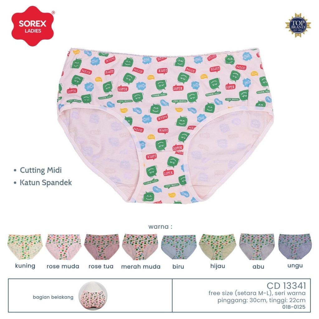 6 PCS CD SOREX FASHION MIDI 13341
