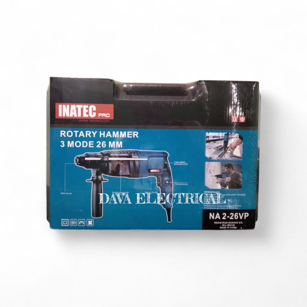 INATEC BOR PAHAT ROTARY HAMMER 26mm3MODE