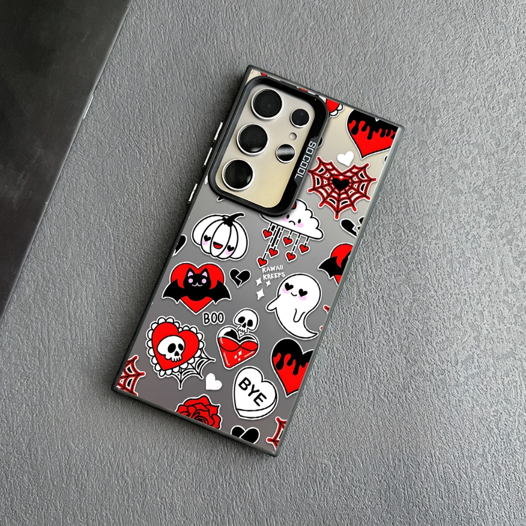 Case Oppo A17 Oppo A17K Silikon Case Imd Polycarbon Hard PC Case Hologram Oppo A17 Oppo A17K Cocok U