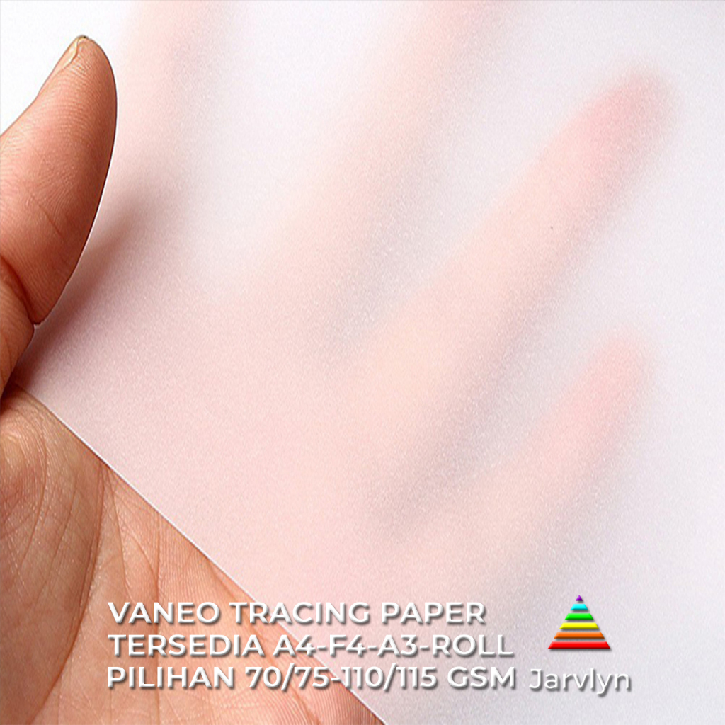 Vaneo Kertas Kalkir A4 90/95 gsm Tracing Paper lembaran