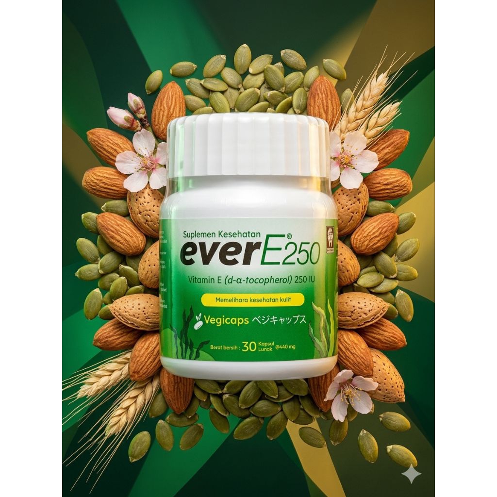 Ever E250 | Vitamin Kulit & promil | isi 12 & 30 caps