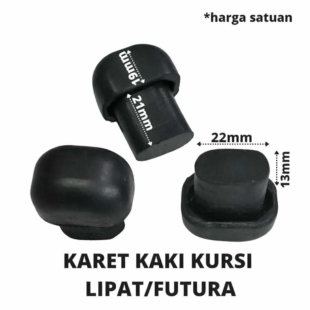 karet kaki kursi futura/karet kaki kursi lipat