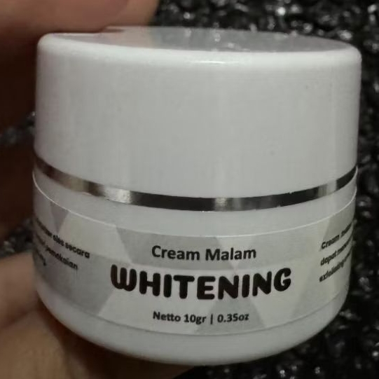 CM WHITENING NIGHT CREAM MALAM WHITENING KULIT NORMAL KUSAM MURBONO ELLA ELLENA LARISSA ERHA NATASHA