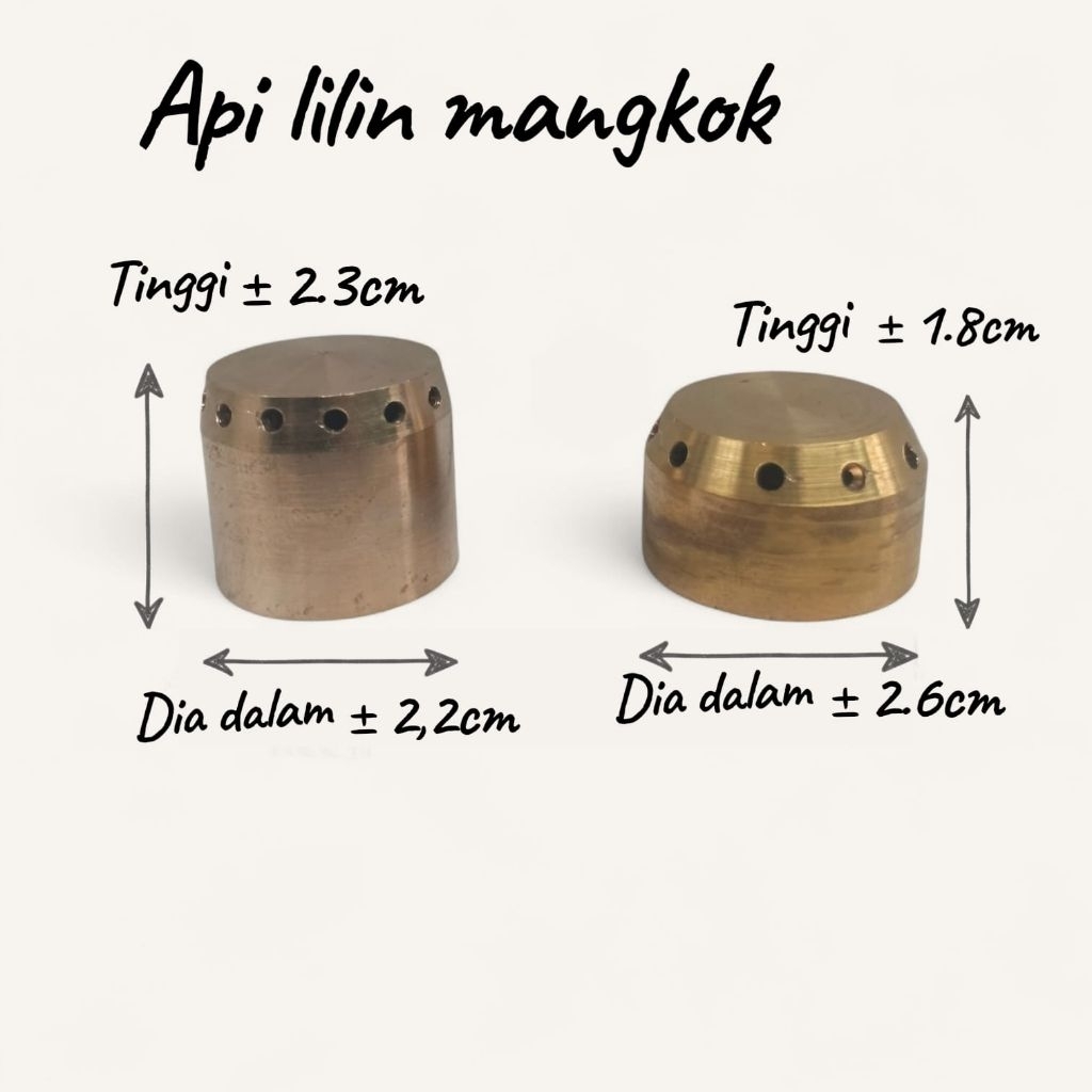 Burner Api Lilin mangkok - Api lilin SANKEN - Kuningan kompor sparepart kompor gas