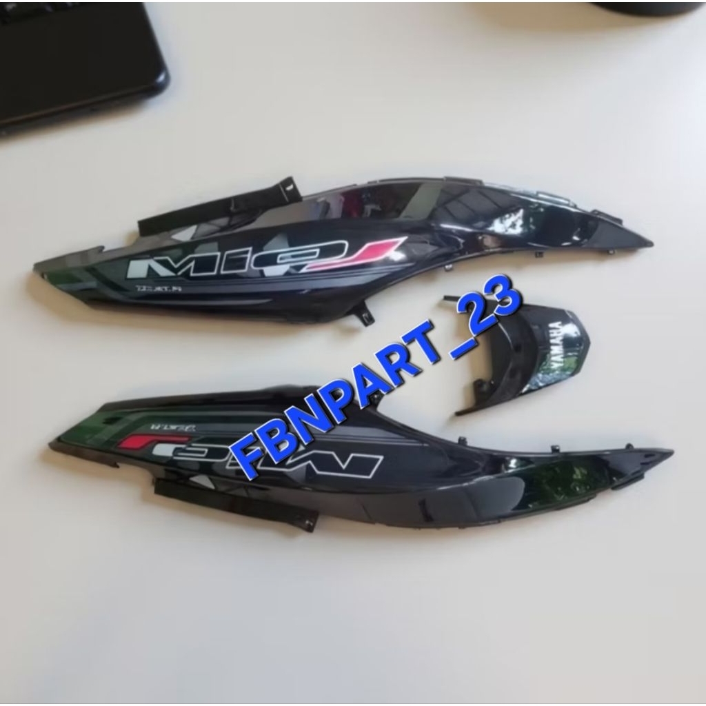 Bodi samping belakang motor Yamaha Mio J Mio GT / Bodi motor Yamaha Mio GT +ped bodi warna merah plu