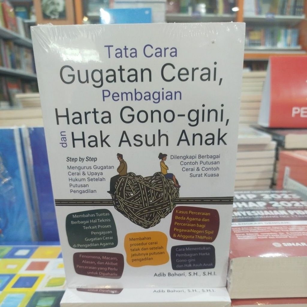 TATA CARA GUGATAN CERAI, PEMBAGIAN HARTA GONO-GINI, DAN HAK ASUH ANAK - ADIB BAHARI